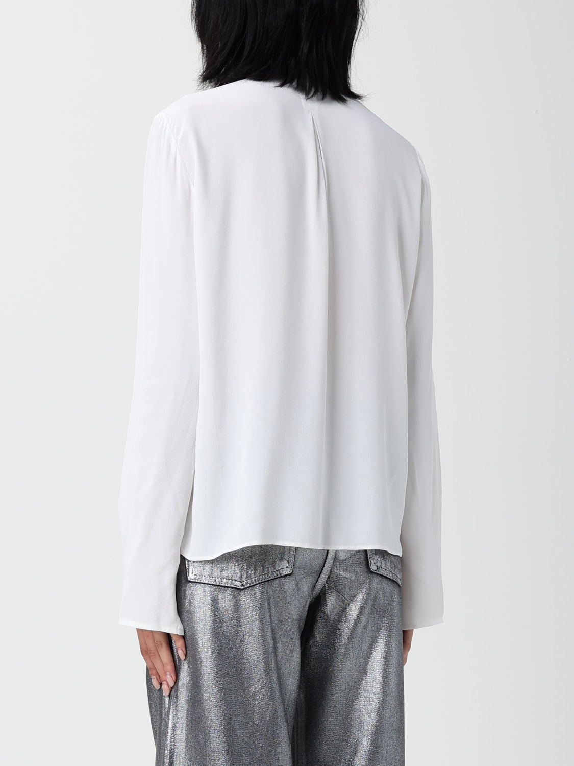 PATRIZIA PEPE TOP: Camiseta mujer Patrizia Pepe, Blanco - Img 2