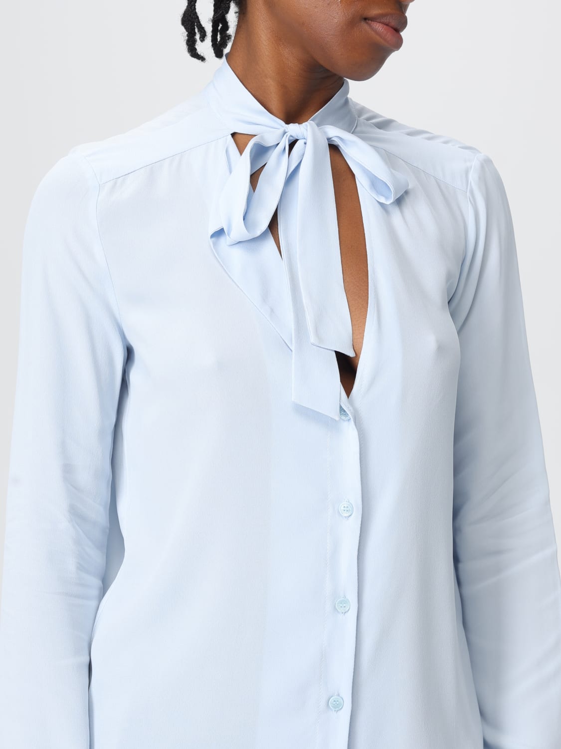 PATRIZIA PEPE TOP: Camiseta mujer Patrizia Pepe, Hielo - Img 4