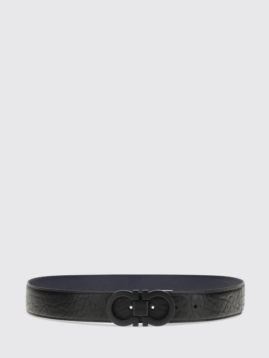 FERRAGAMO BELT: Belt men Ferragamo, Navy - Img 2