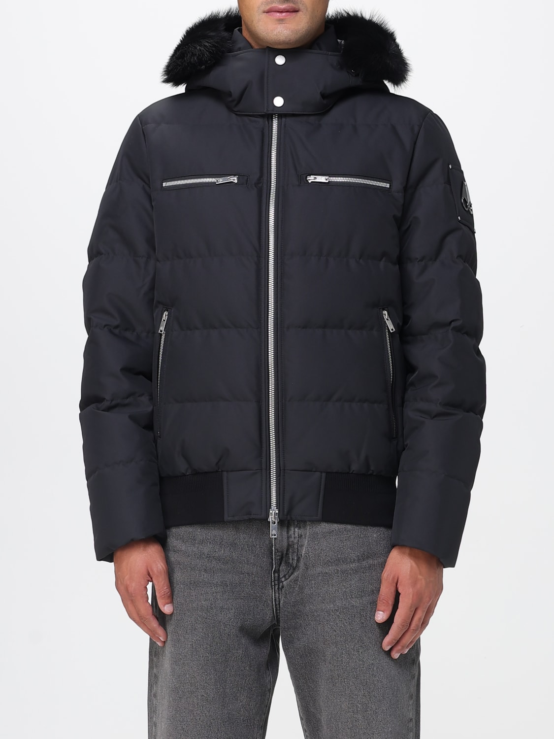 MOOSE KNUCKLES JACKE: Jacke herren Moose Knuckles, Schwarz - Img 1