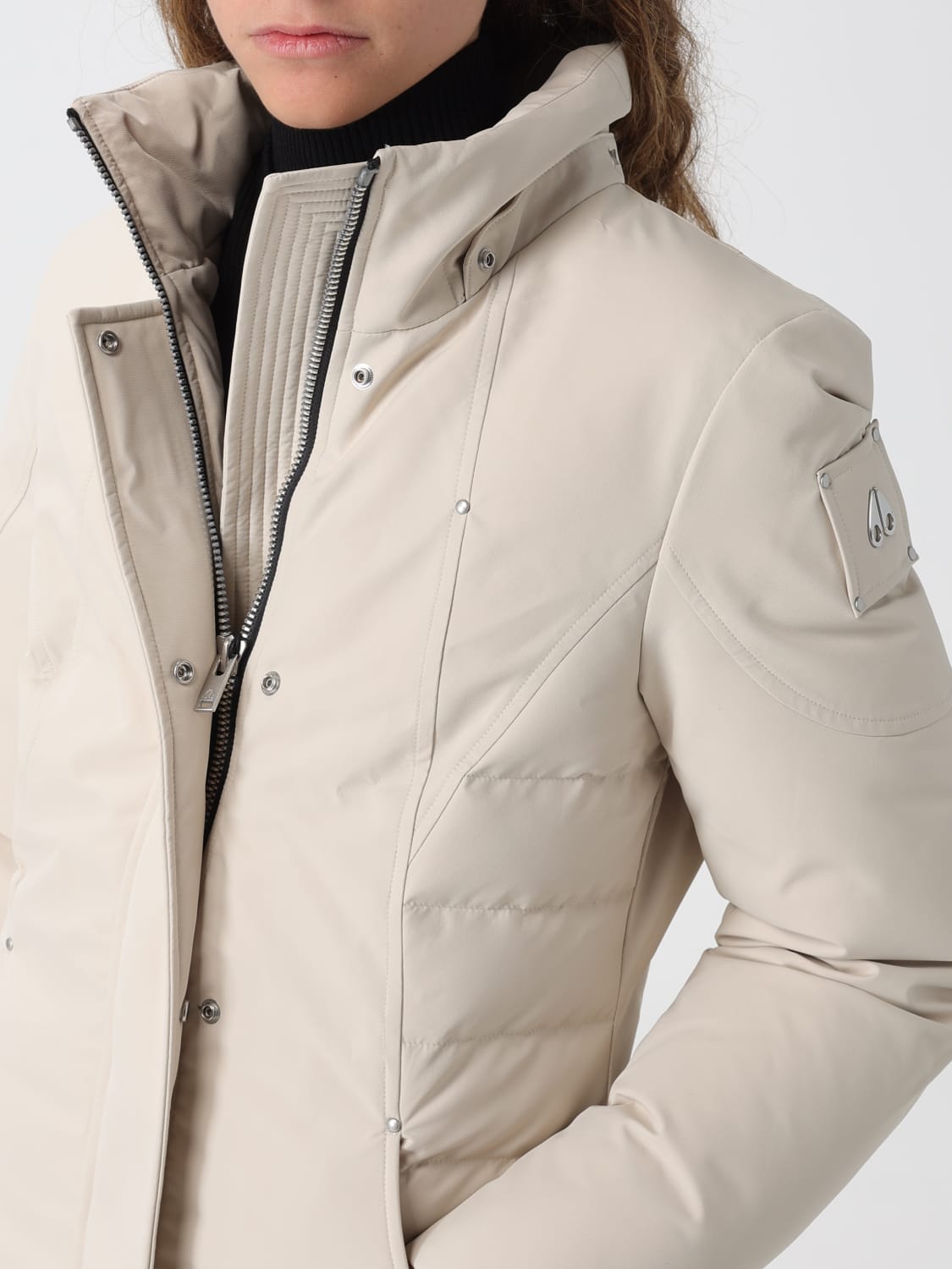 MOOSE KNUCKLES CAPPOTTO: Parka Moose Knuckles in nylon , Bianco - Img 4