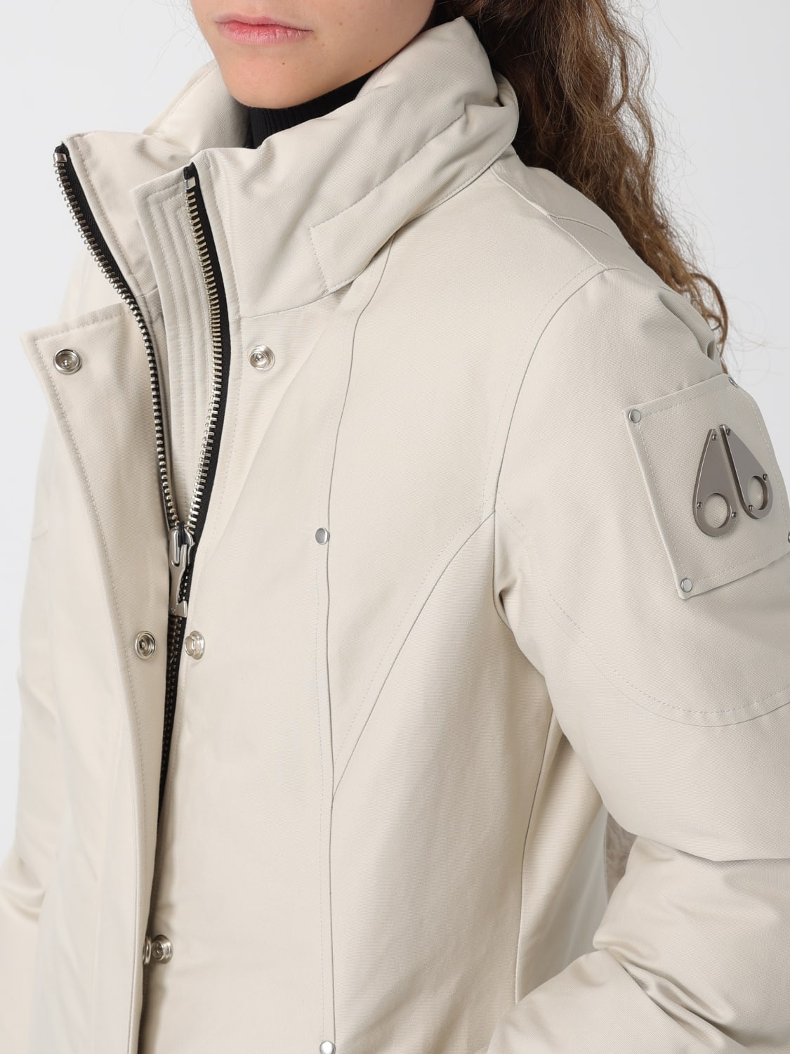 MOOSE KNUCKLES GIACCA: Giubbotto trapuntato Moose Knuckles in misto cotone , Bianco - Img 4