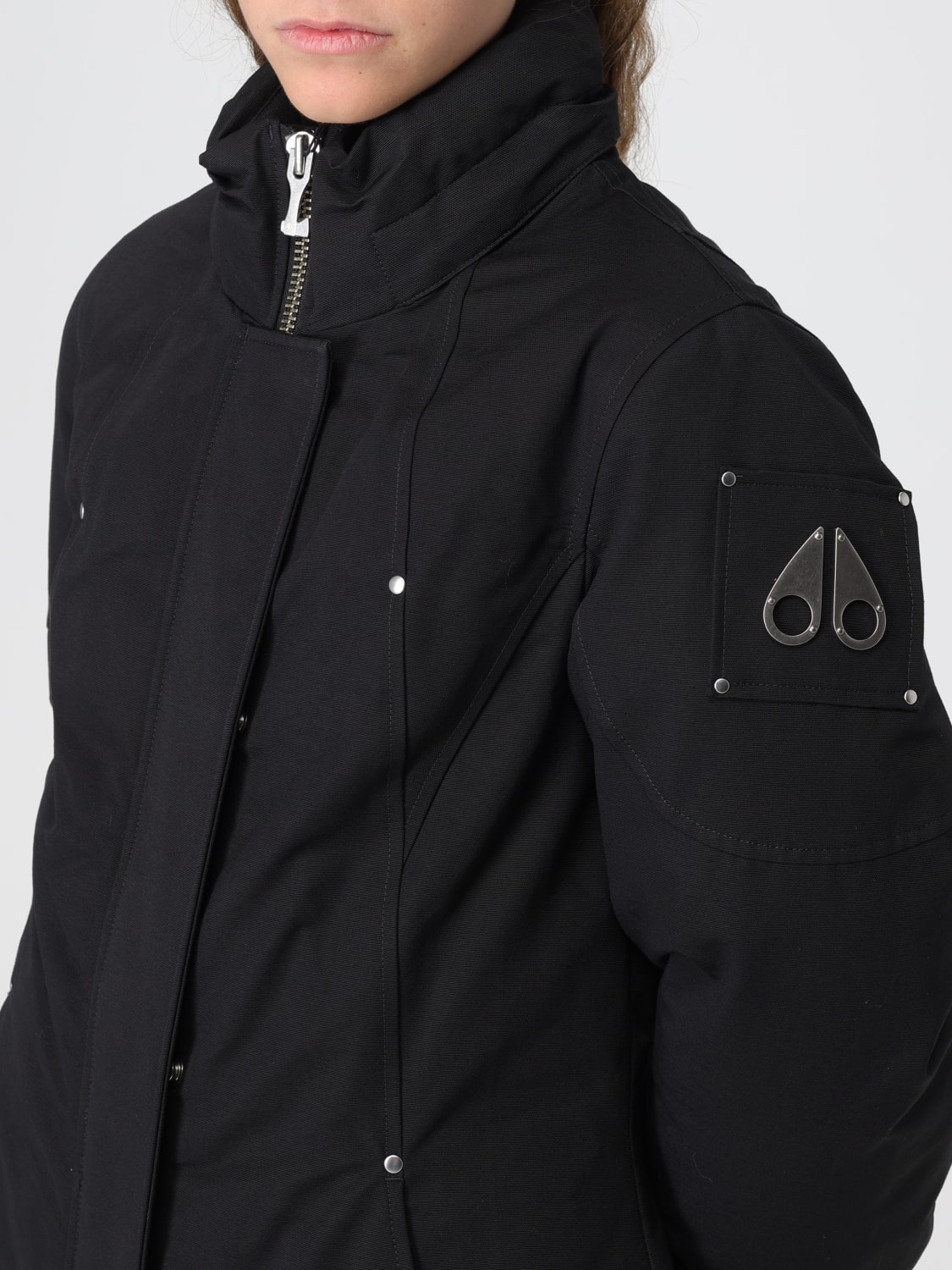 MOOSE KNUCKLES GIACCA: Giubbotto trapuntato Moose Knuckles in misto cotone , Nero - Img 4