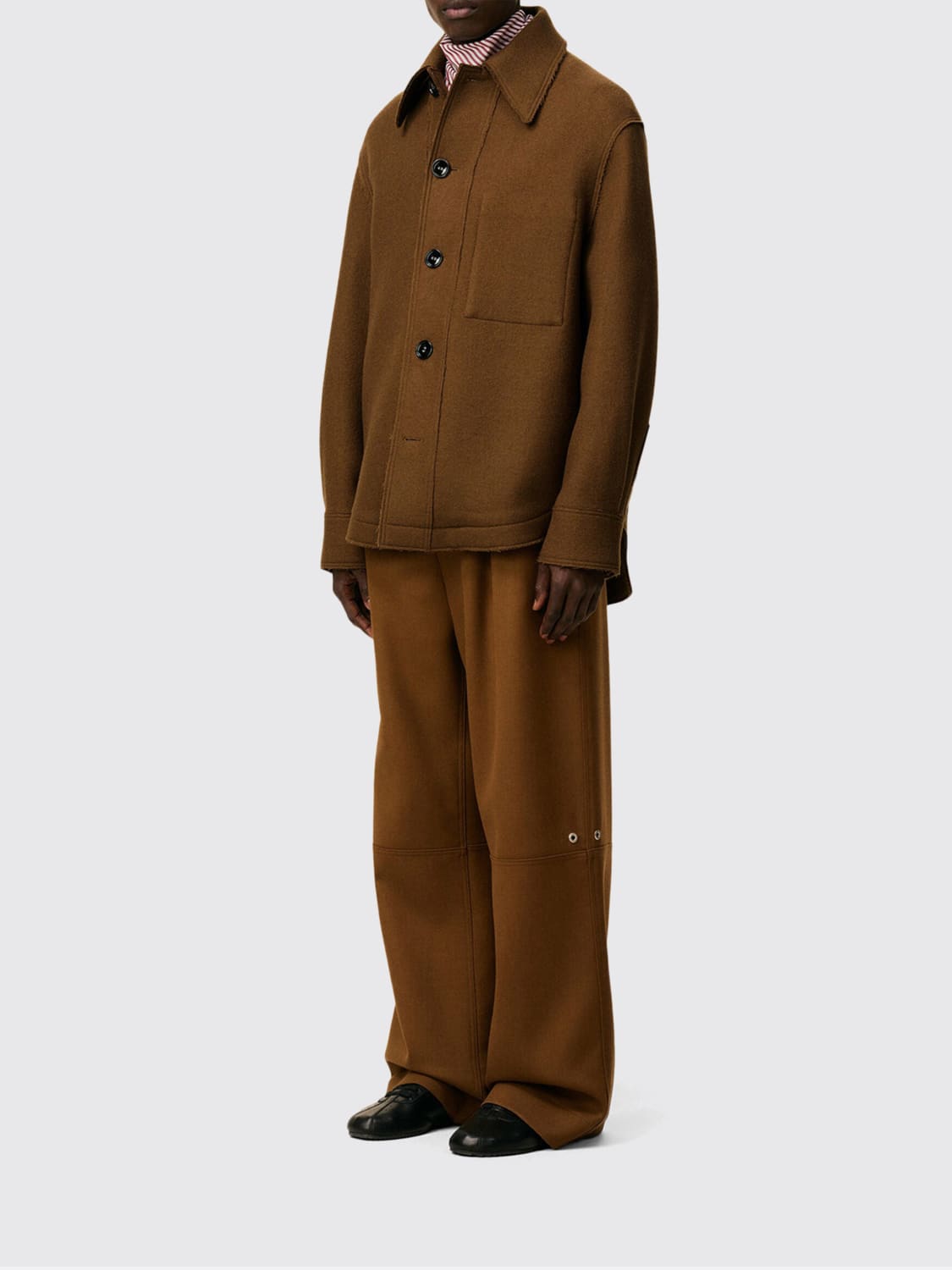 AMI PARIS JACKET: Jacket men Ami Paris, Brown - Img 2