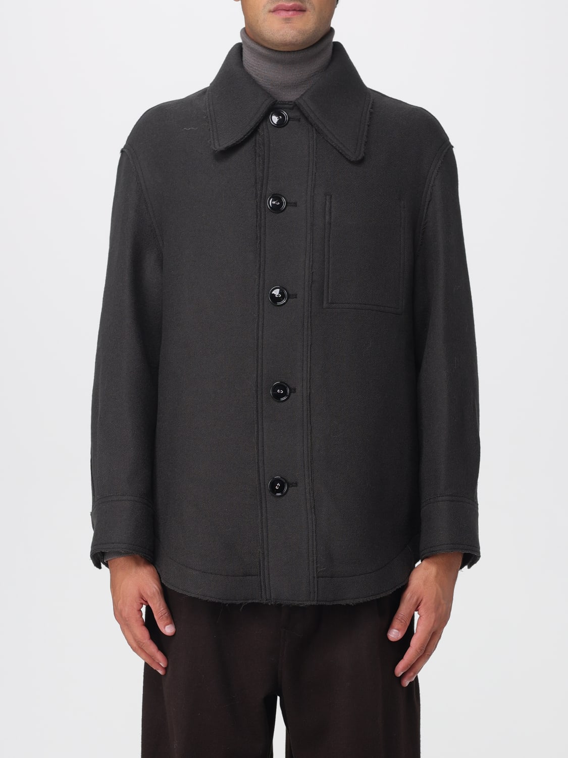 AMI PARIS JACKET: Jacket men Ami Paris, Charcoal - Img 1