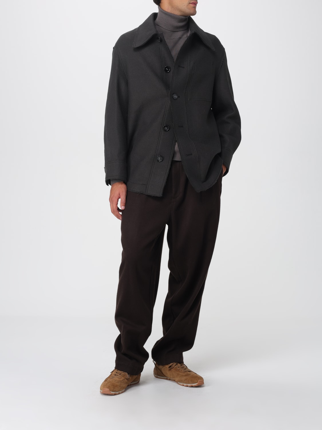 AMI PARIS JACKET: Jacket men Ami Paris, Charcoal - Img 2