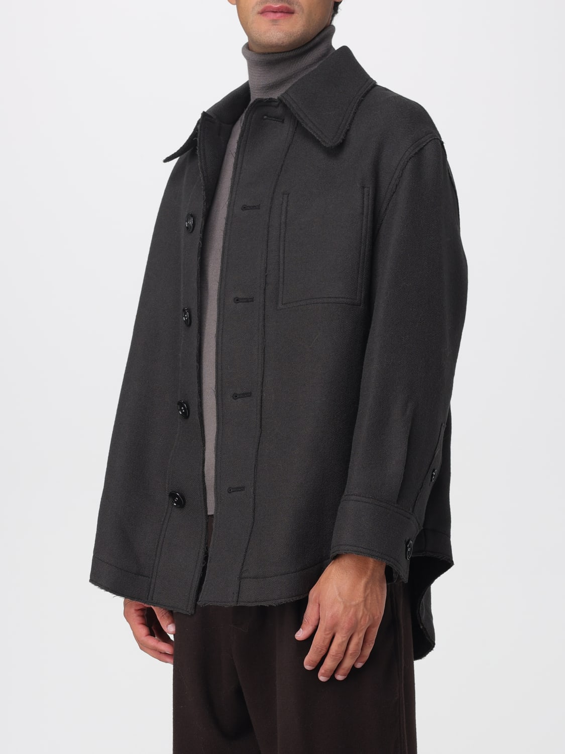 AMI PARIS JACKET: Jacket men Ami Paris, Charcoal - Img 4