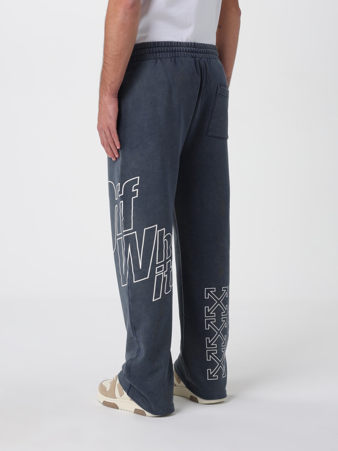 OFF-WHITE PANTS: Pants men Off-white, Grey - Img 3