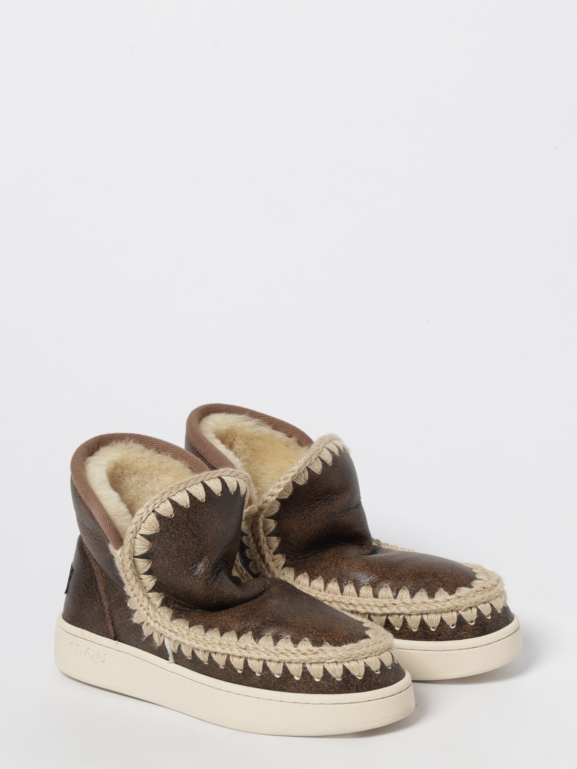 MOU BOOTS: Sneakers woman Mou, Brown - Img 2