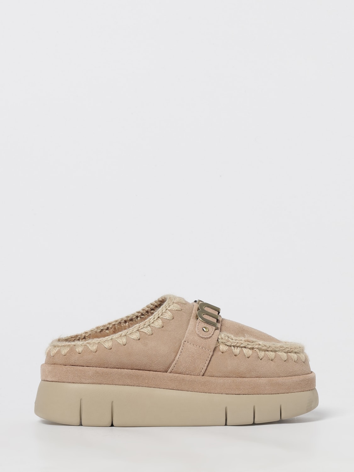 MOU SHOES: Wedge shoes woman Mou, Beige - Img 1