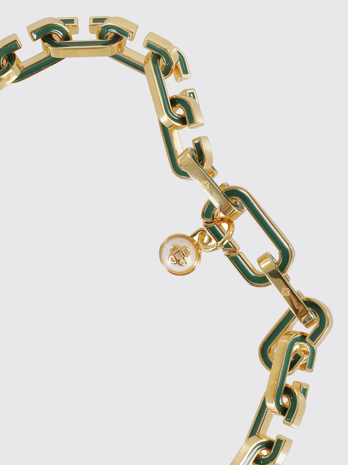 CASABLANCA GIOIELLO: Collana Casablanca in ottone smaltato , Verde - Img 2