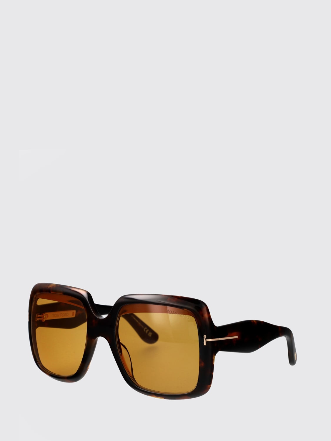 TOM FORD OCCHIALI DA SOLE: Occhiali da sole FT1194/S Aurora Tom Ford in acetato , Marrone - Img 1