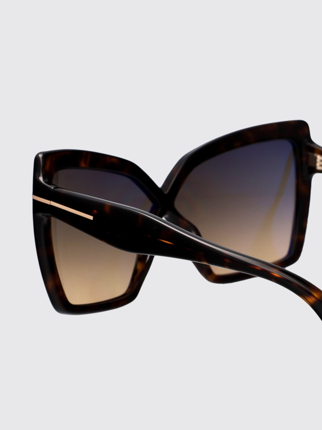 TOM FORD OCCHIALI DA SOLE: Occhiali da sole FT1195/S Fiore Tom Ford in acetato , Marrone - Img 4