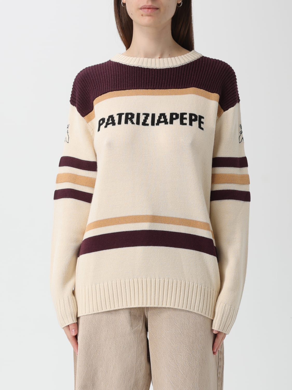 PATRIZIA PEPE SWEATER: Sweater woman Patrizia Pepe, White - Img 1