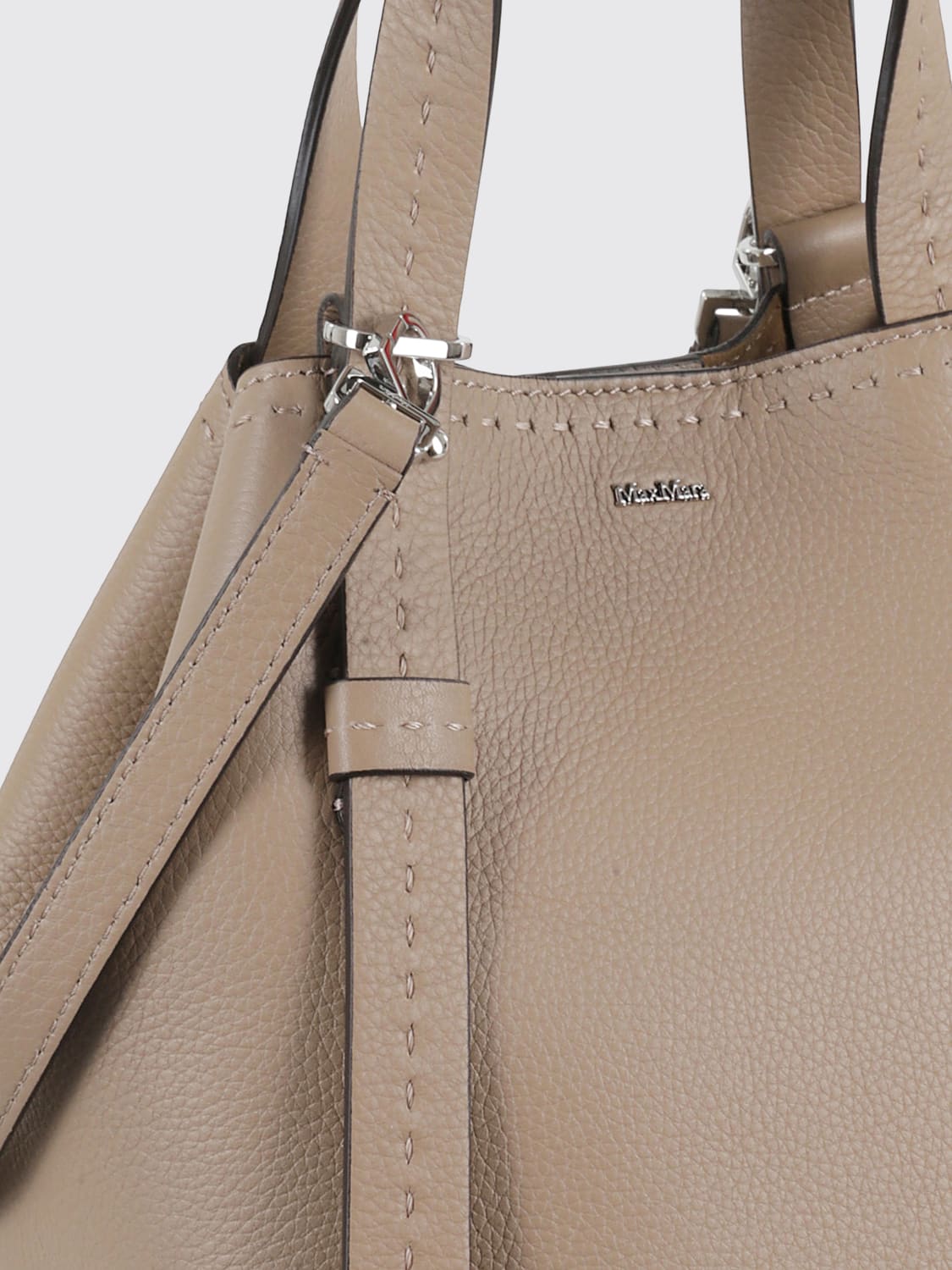 MAX MARA HANDTASCHE: Schultertasche damen Max Mara, Ivory - Img 3