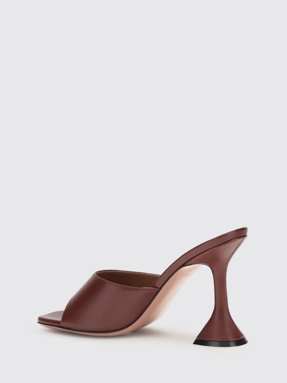 AMINA MUADDI HEELED SANDAL: Shoes woman Amina Muaddi, Wine - Img 3