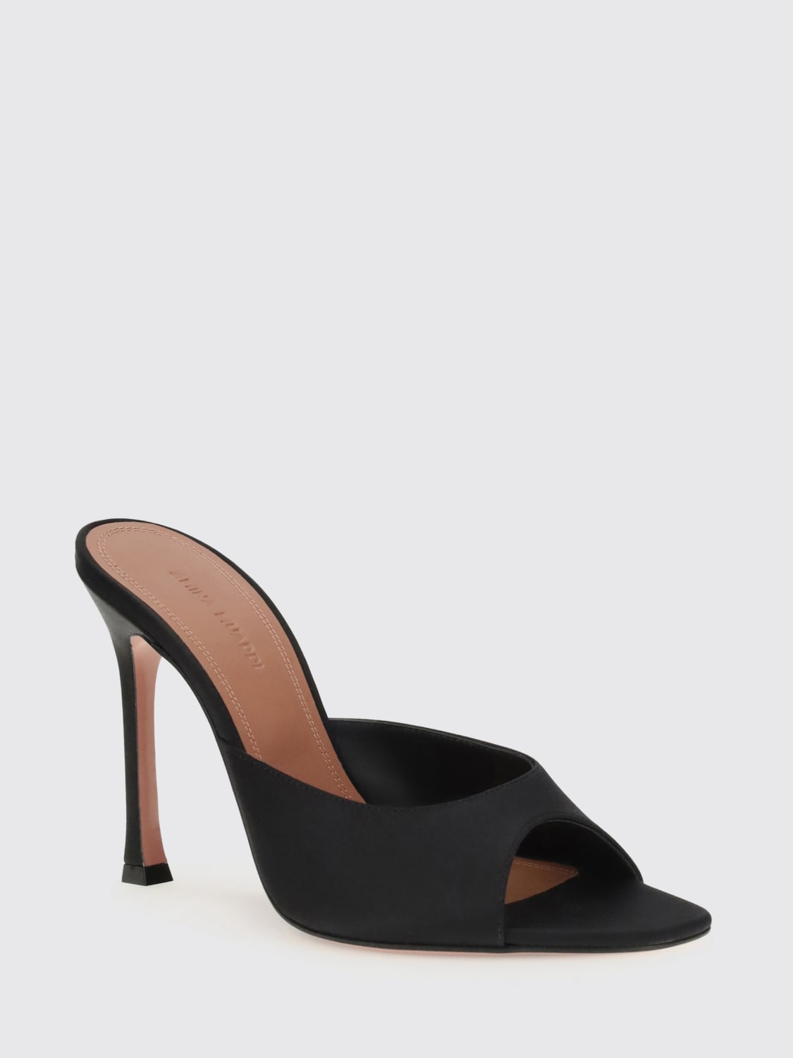 AMINA MUADDI HEELED SANDAL: Shoes woman Amina Muaddi, Black - Img 2