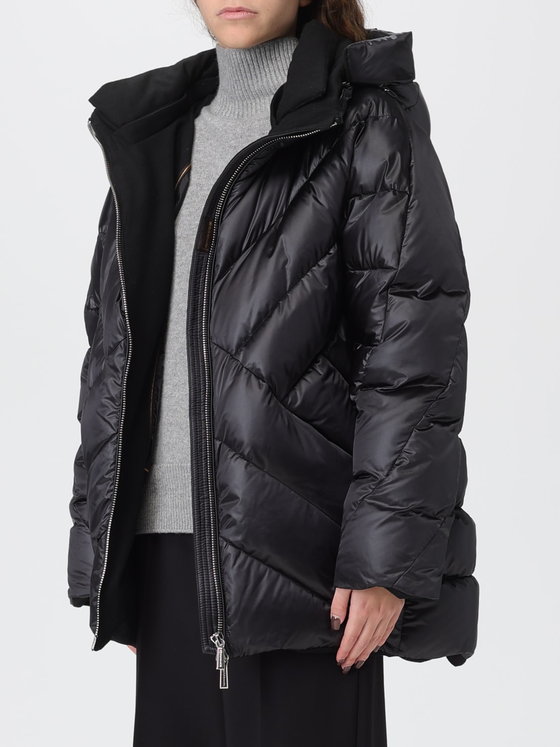 MOORER JACKE: Jacke damen Moorer, Schwarz - Img 3