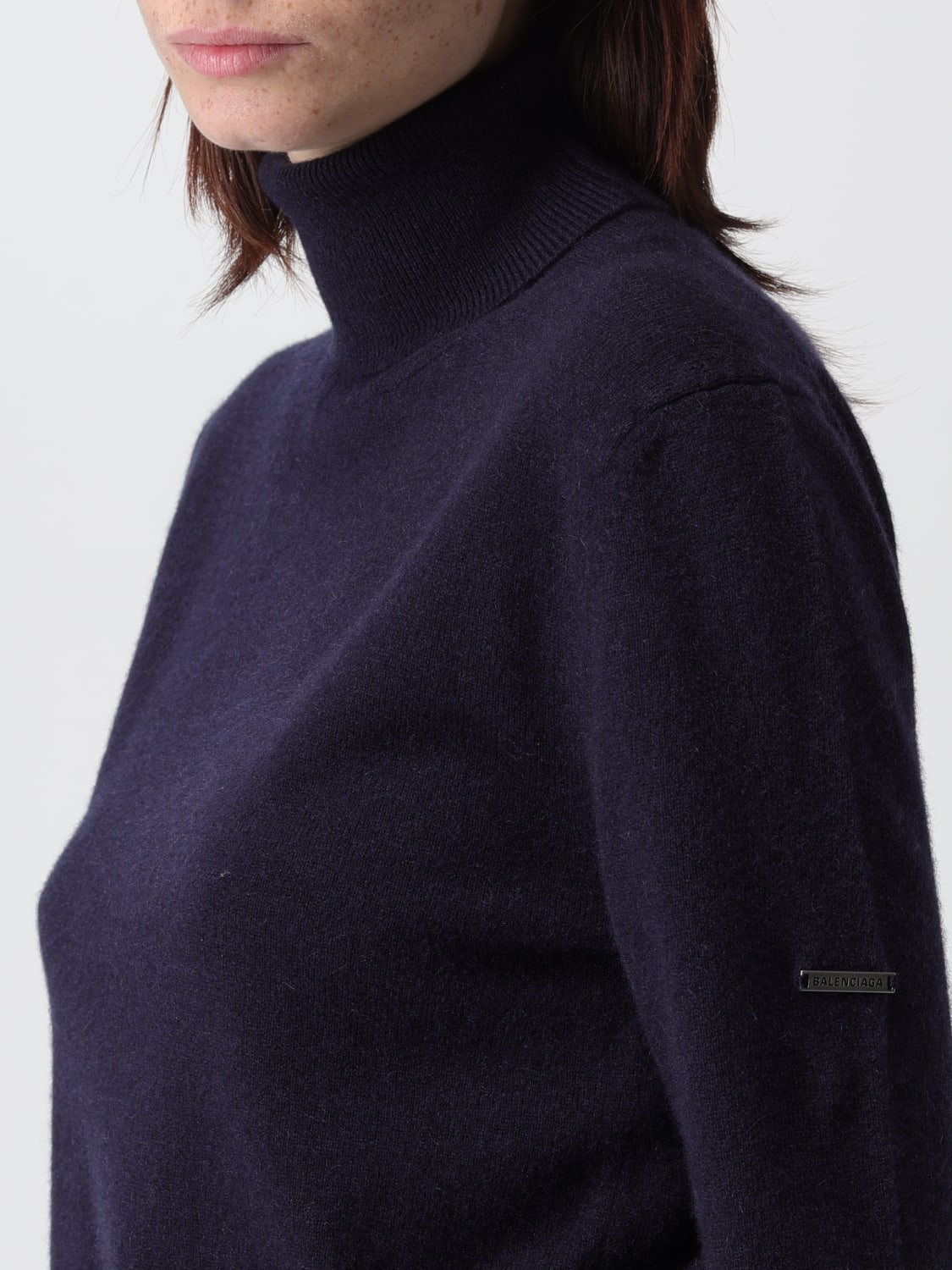 BALENCIAGA SWEATER: Sweater woman Balenciaga, Navy - Img 5
