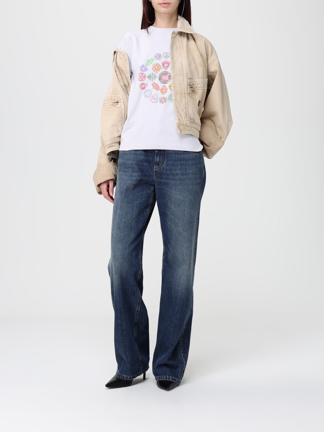 BALENCIAGA T-SHIRT: T-shirt woman Balenciaga, White - Img 2