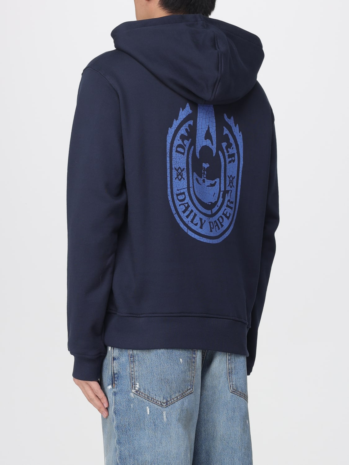 DAILY PAPER SWEATSHIRT: Sweatshirt men Daily Paper, Blue - Img 2
