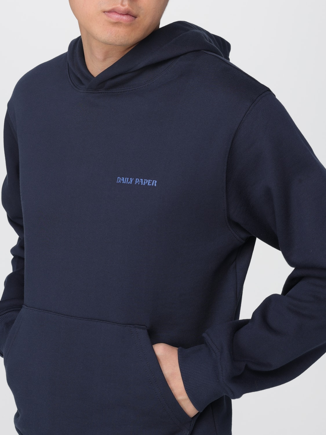 DAILY PAPER SWEATSHIRT: Sweatshirt men Daily Paper, Blue - Img 3