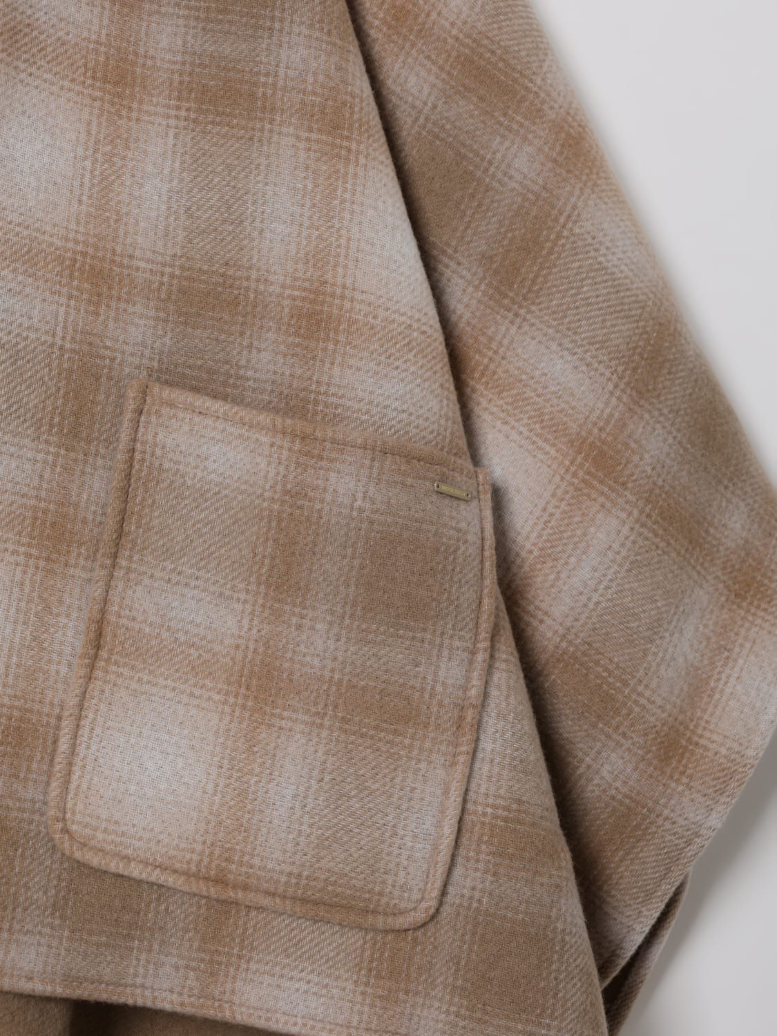 WOOLRICH COAT: Scarf woman Woolrich, Beige - Img 2