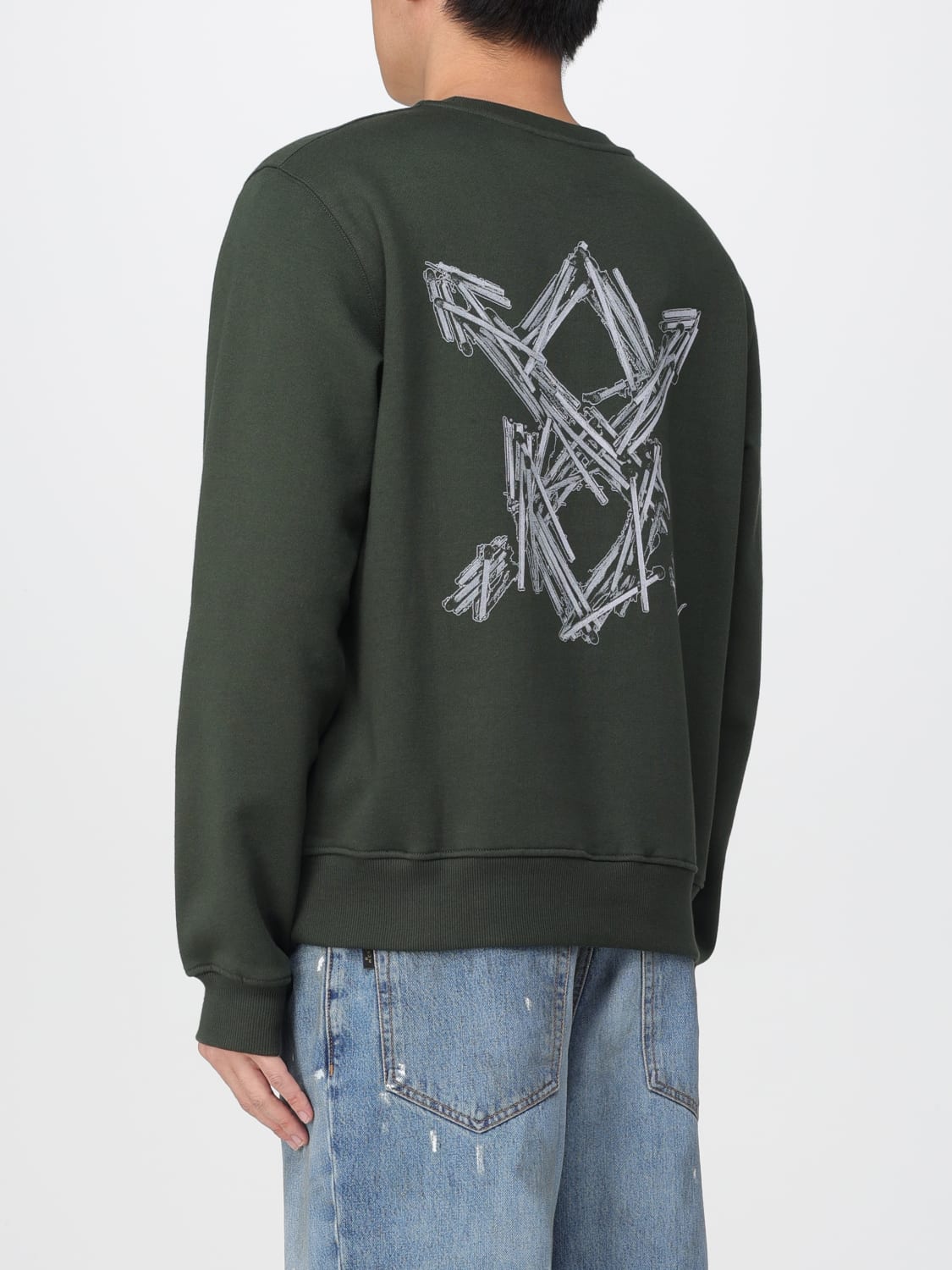 DAILY PAPER SWEATSHIRT: Sweatshirt men Daily Paper, Green - Img 2