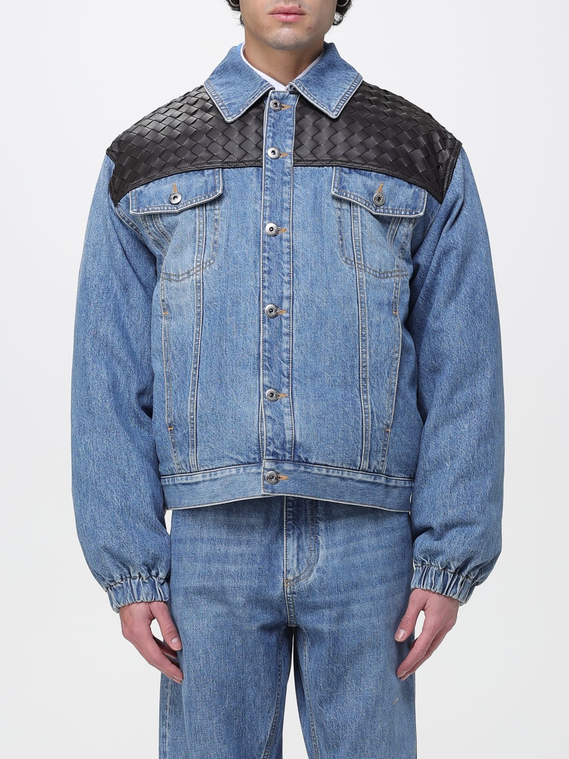 BOTTEGA VENETA JACKET: Jacket men Bottega Veneta, Blue - Img 1