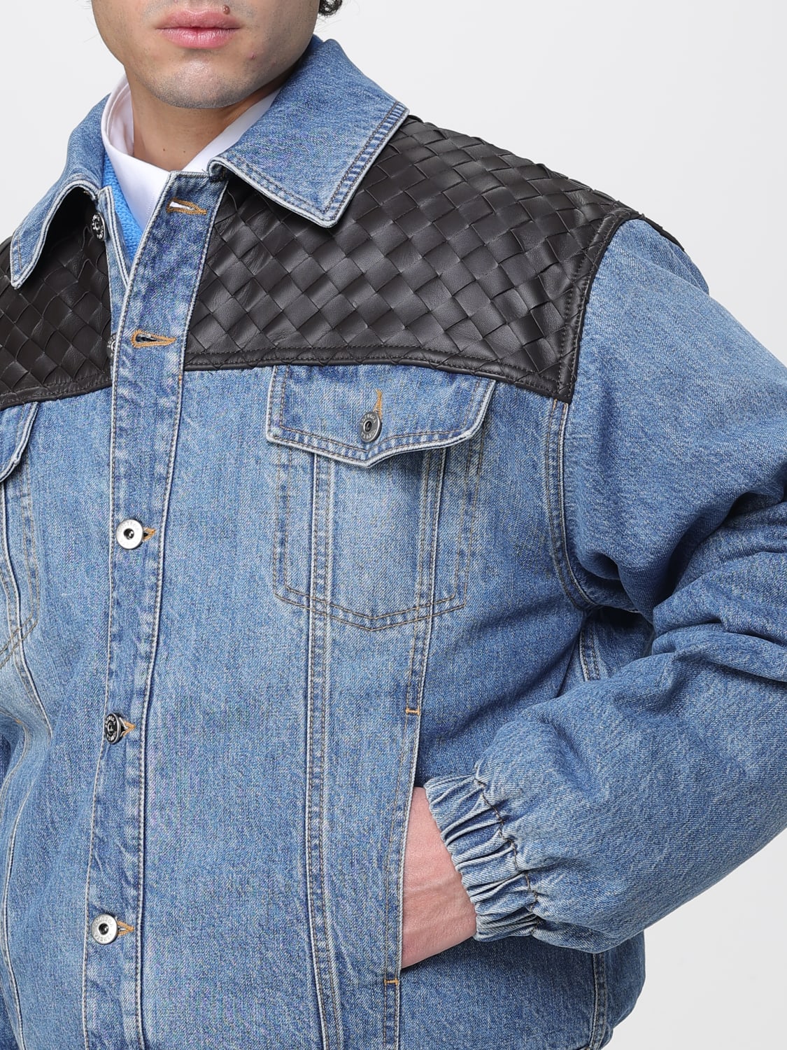 BOTTEGA VENETA JACKET: Jacket men Bottega Veneta, Blue - Img 5