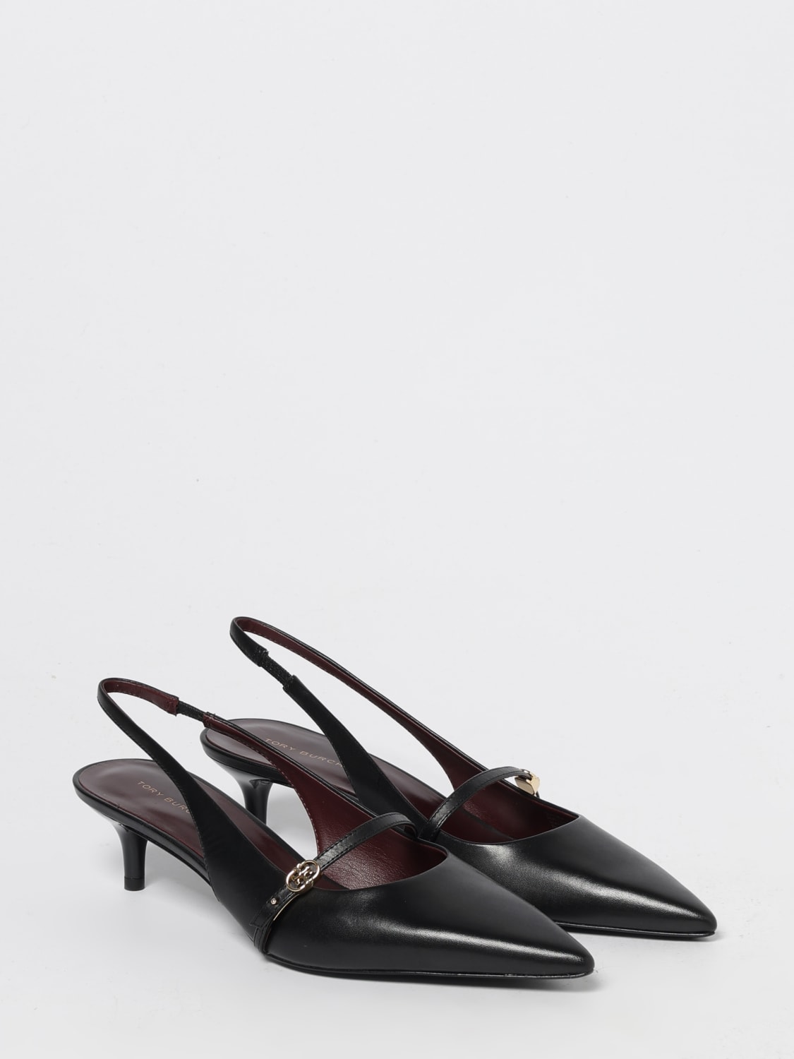 TORY BURCH DÉCOLLETÉ: Slingback Tory Burch in pelle , Nero - Img 2