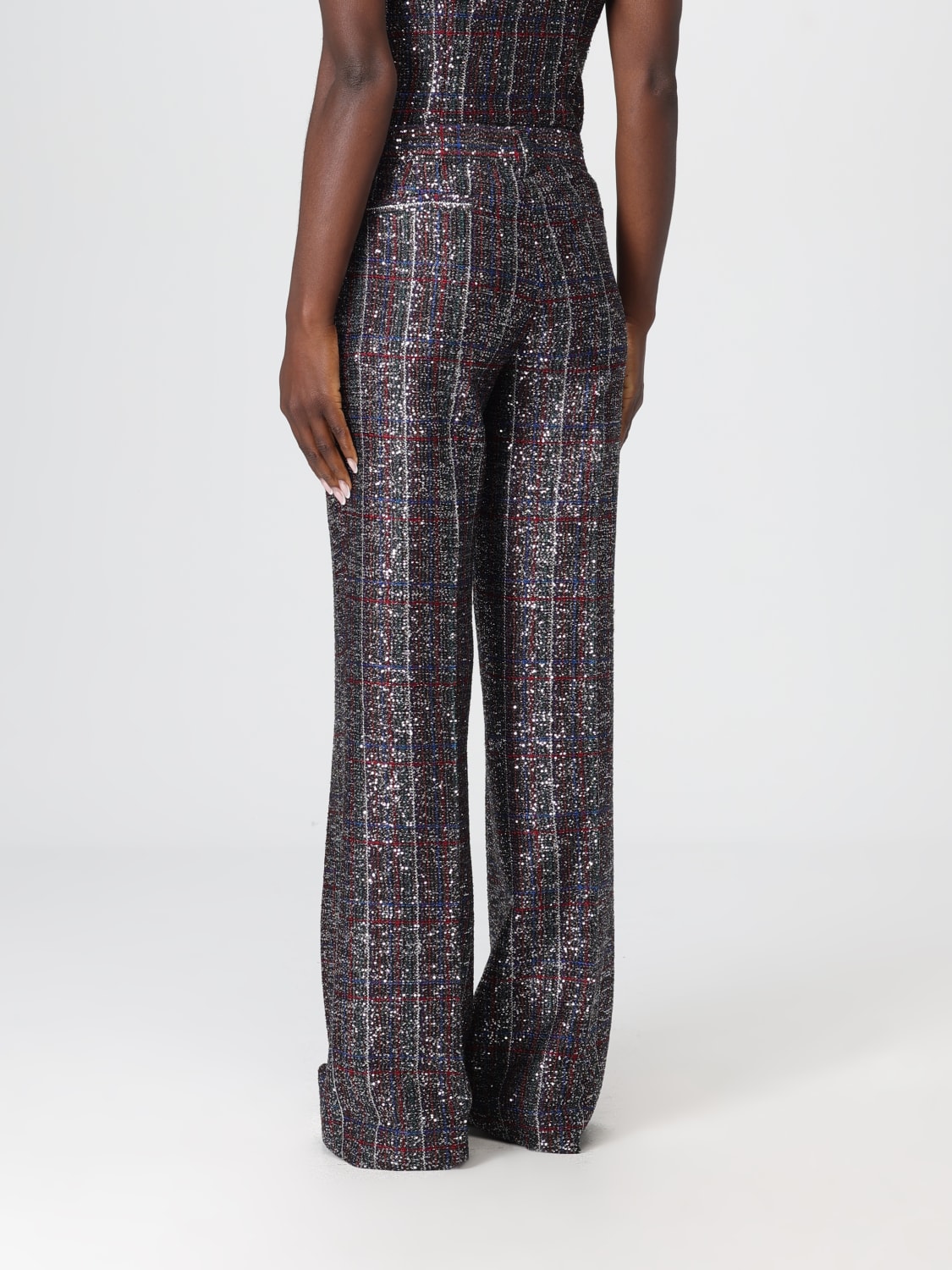 MISSONI PANTALONI: Pantalone Missoni in misto viscosa lurex , Nero - Img 3