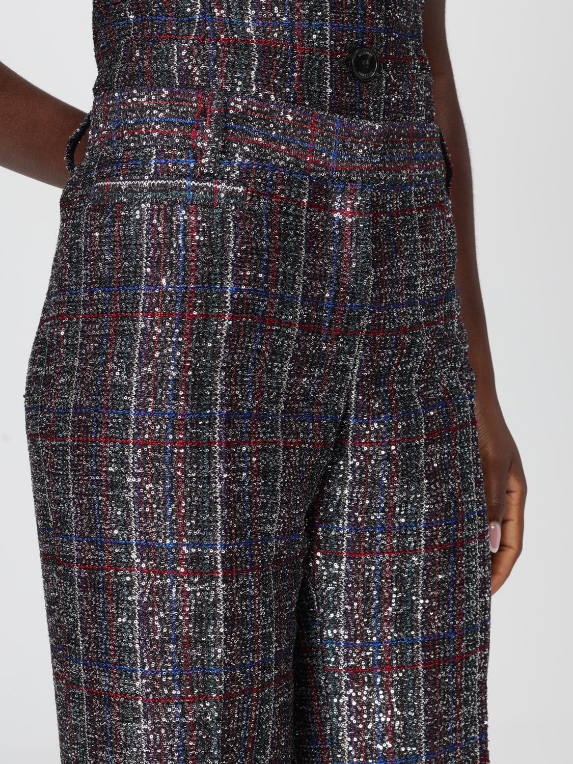 MISSONI PANTALONI: Pantalone Missoni in misto viscosa lurex , Nero - Img 5