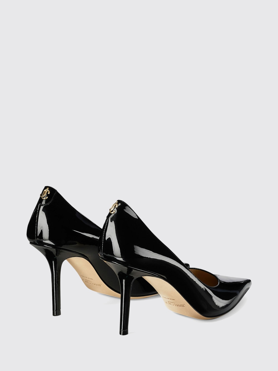 JIMMY CHOO DÉCOLLETÉ: Décolleté Love Jimmy Choo in vernice , Nero - Img 3