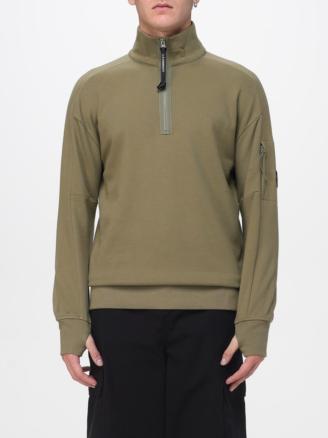 C.P. COMPANY SWEATSHIRT: Sweatshirt men C.P. Company, Green - Img 1