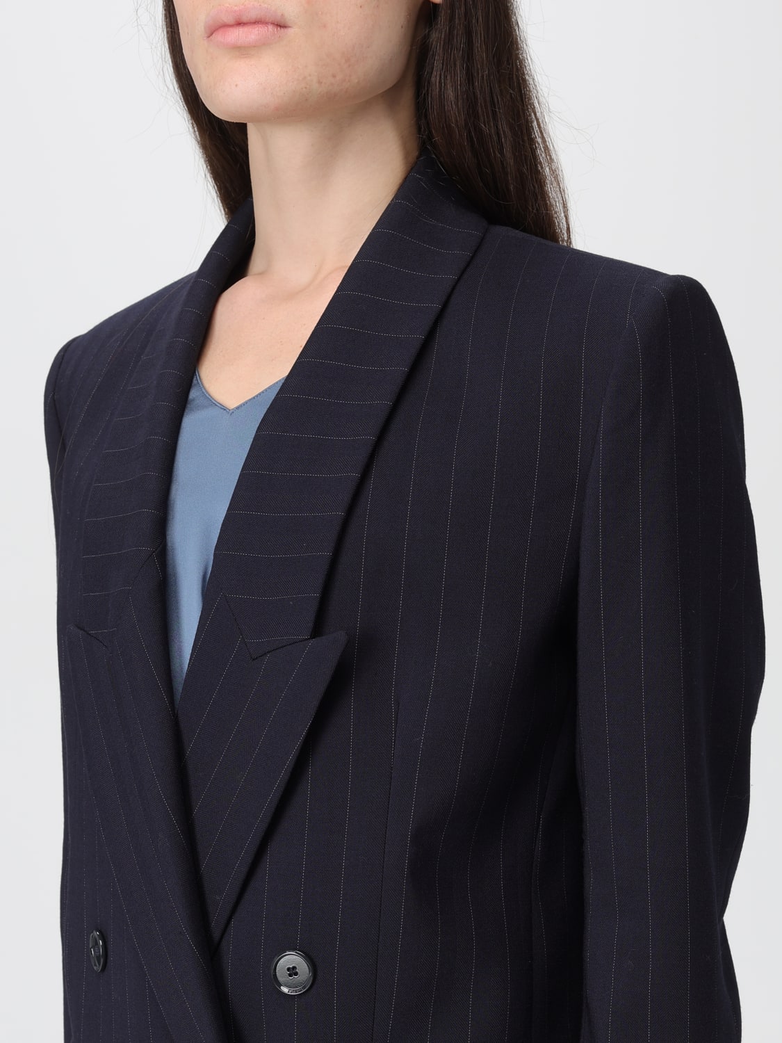 PINKO JACKET: Blazer woman Pinko, Blue - Img 3