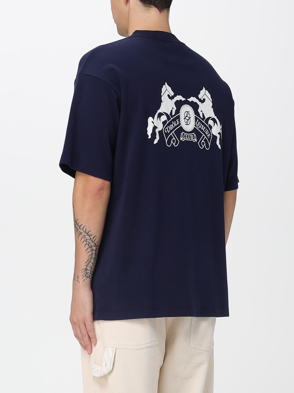 DRÔLE DE MONSIEUR T-SHIRT: T-shirt herren Drôle De Monsieur, Blau - Img 2