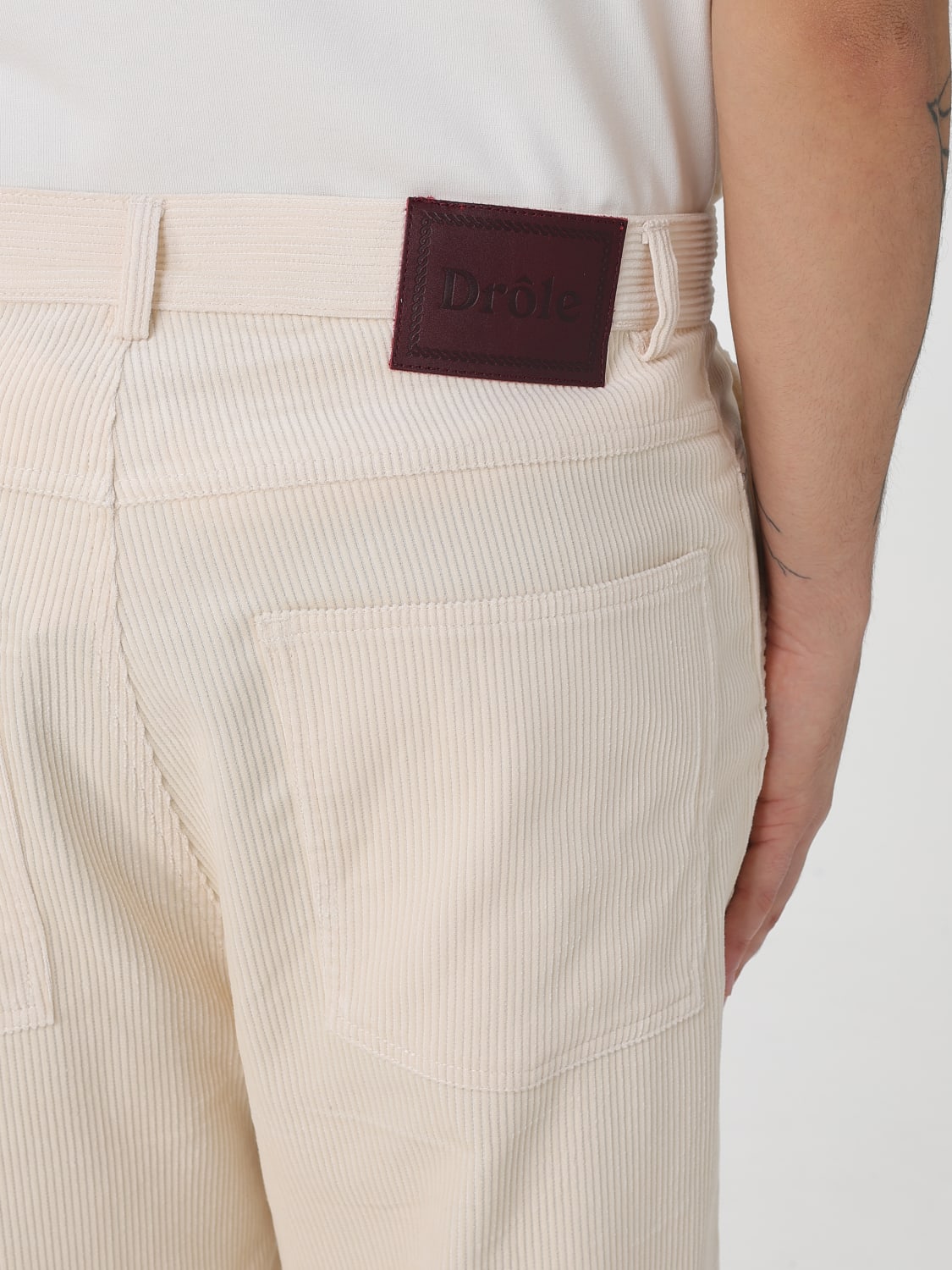 DRÔLE DE MONSIEUR PANTS: Pants men Drôle De Monsieur, Beige - Img 3