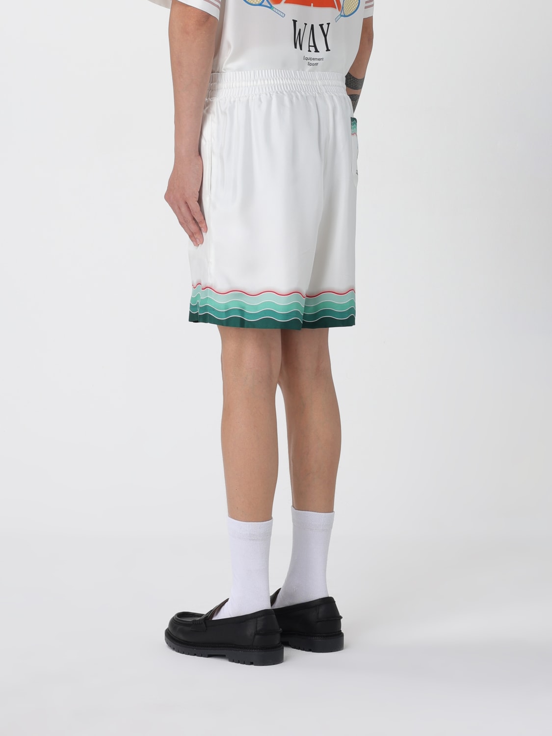 CASABLANCA SHORTS: Shorts men Casablanca, White - Img 3