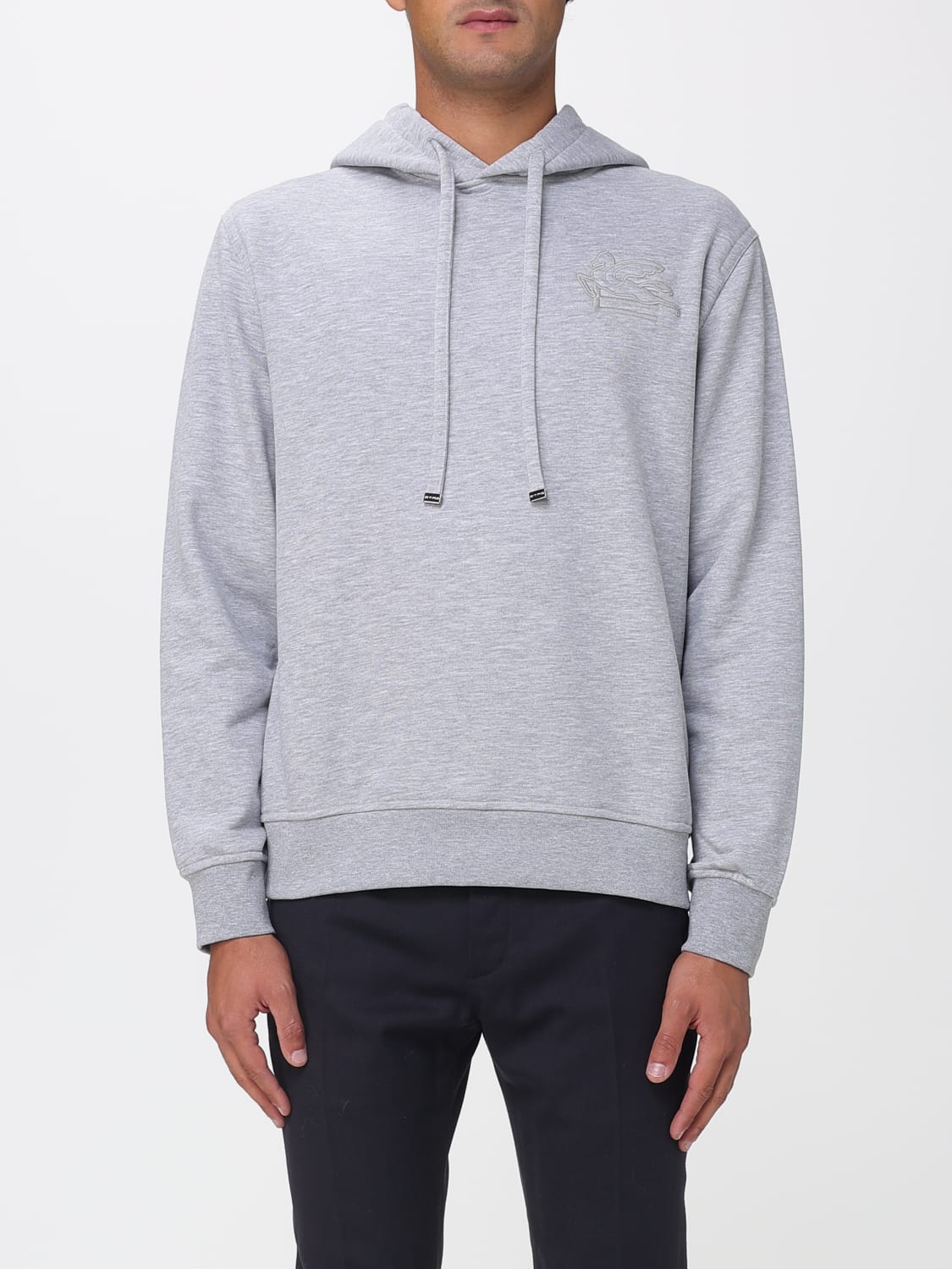 ETRO SWEATSHIRT: Sweater men Etro, Grey - Img 1