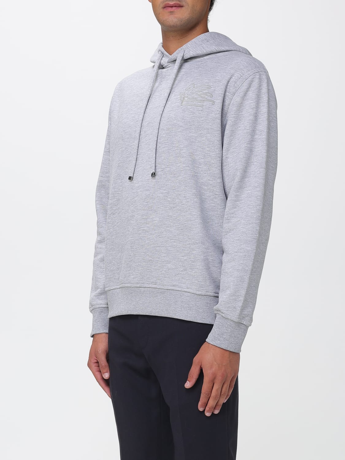 ETRO SWEATSHIRT: Sweater men Etro, Grey - Img 4