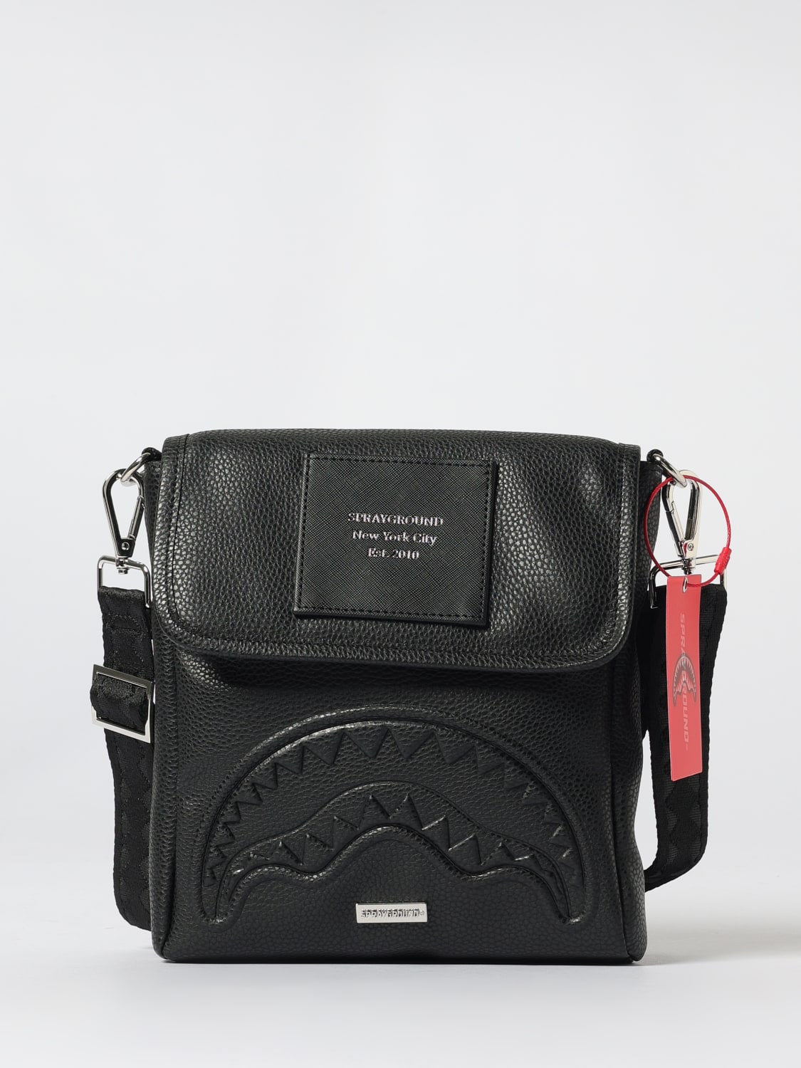 SPRAYGROUND SHOULDER BAG: Bag men Sprayground, Black - Img 1