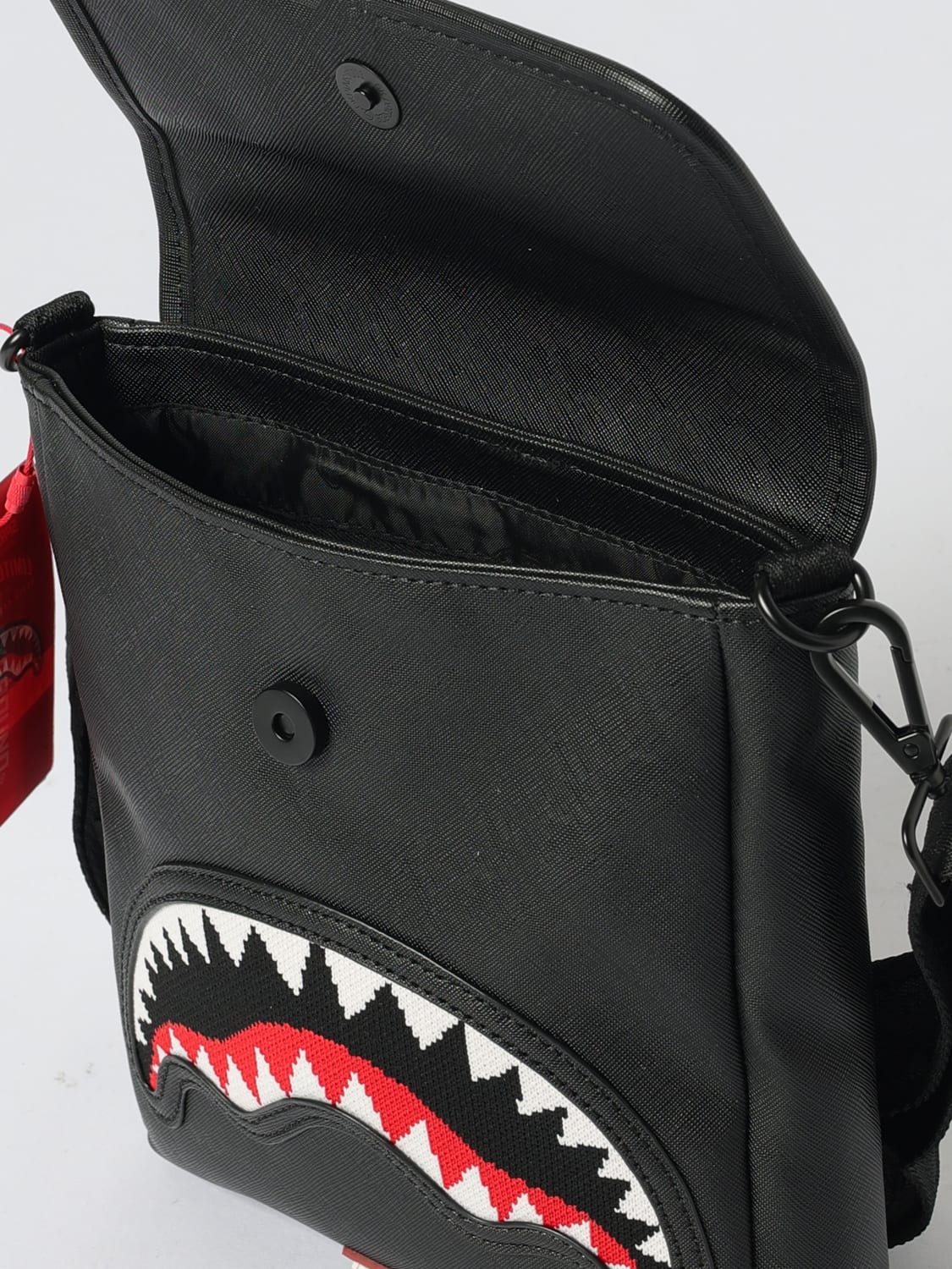 SPRAYGROUND SHOULDER BAG: Bag men Sprayground, Black - Img 3