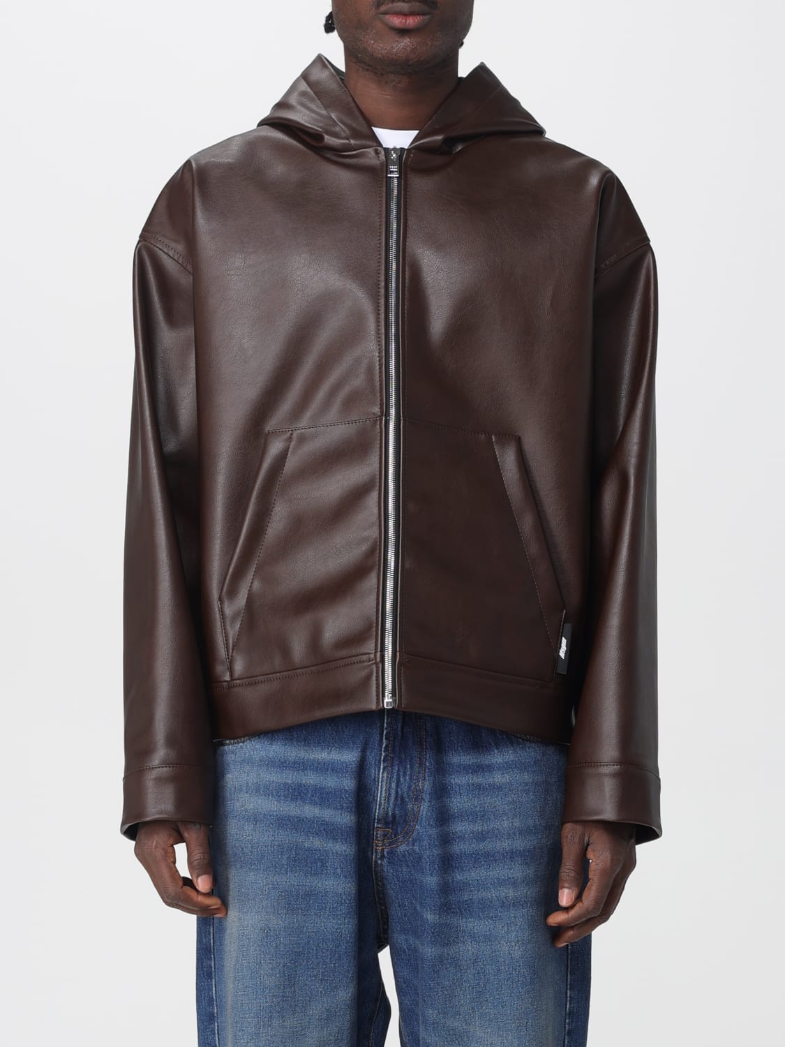 MSGM JACKET: Jacket men MSGM, Brown - Img 1