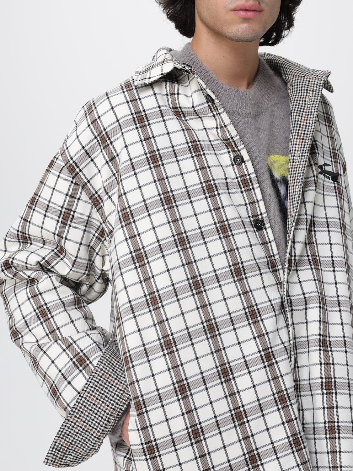 MSGM VESTE: Veste homme MSGM, Ivoir - Img 5