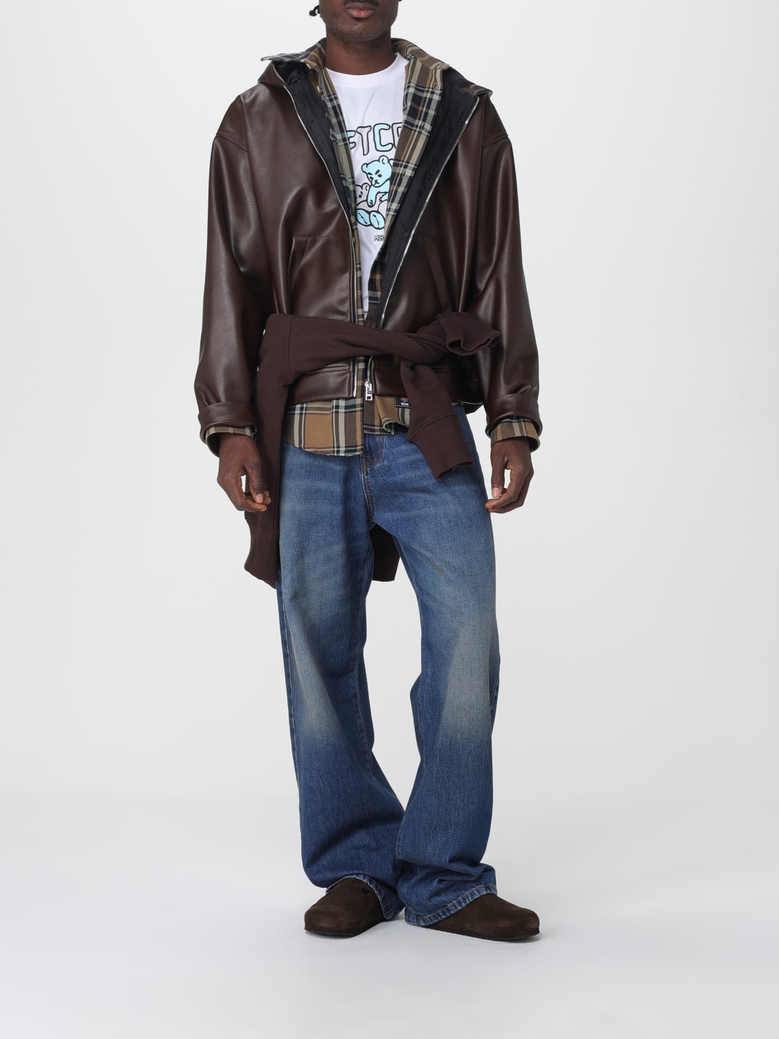 MSGM SHIRT: T-shirt men MSGM, Beige - Img 2