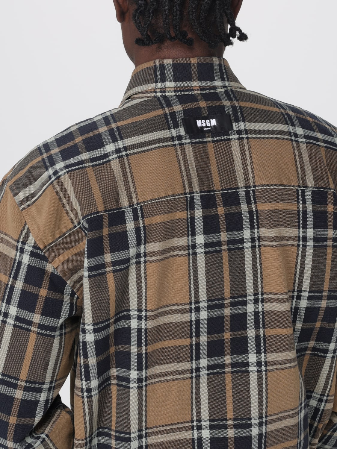 MSGM SHIRT: T-shirt men MSGM, Beige - Img 4