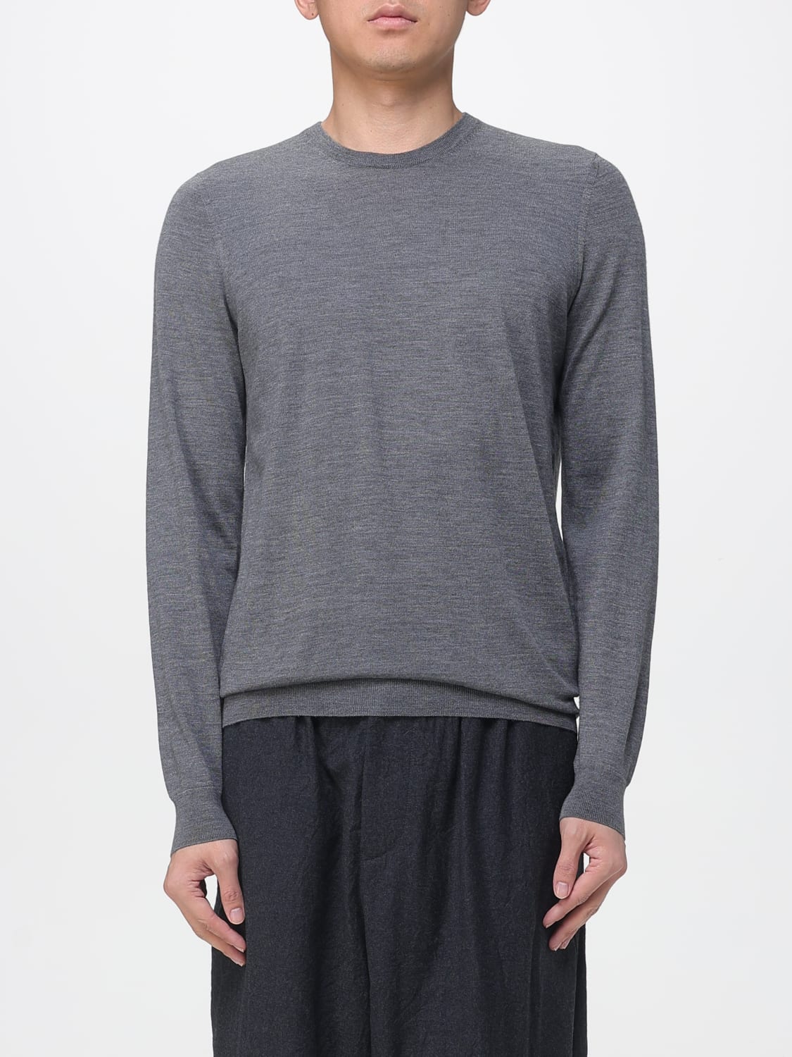 DRUMOHR MAGLIA: Maglia a girocollo basic Drumohr, Grigio - Img 1