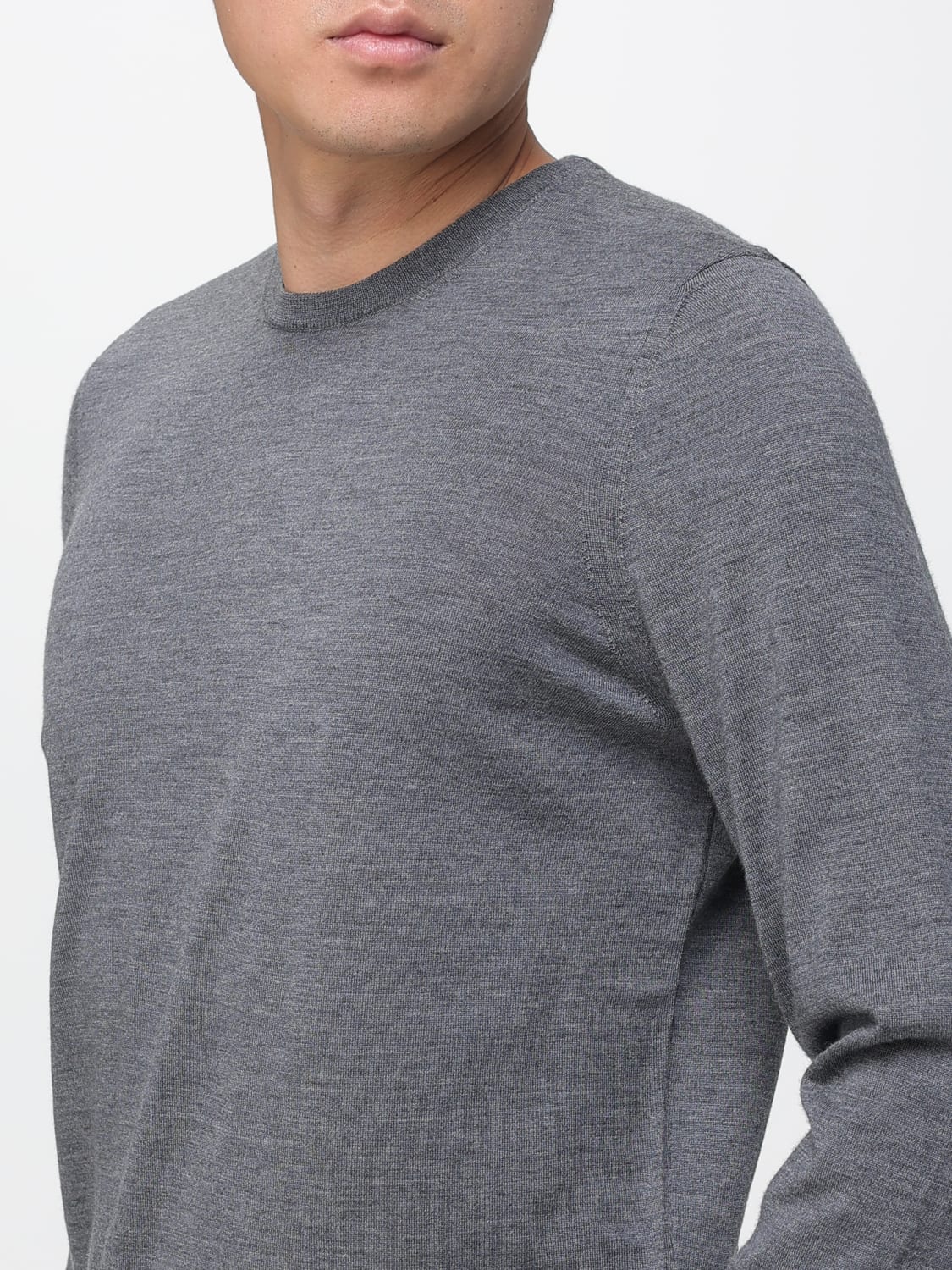 DRUMOHR MAGLIA: Maglia a girocollo basic Drumohr, Grigio - Img 3