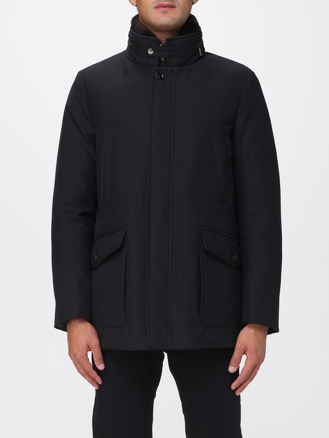 MOORER COAT: Jacket men Moorer, Black - Img 1